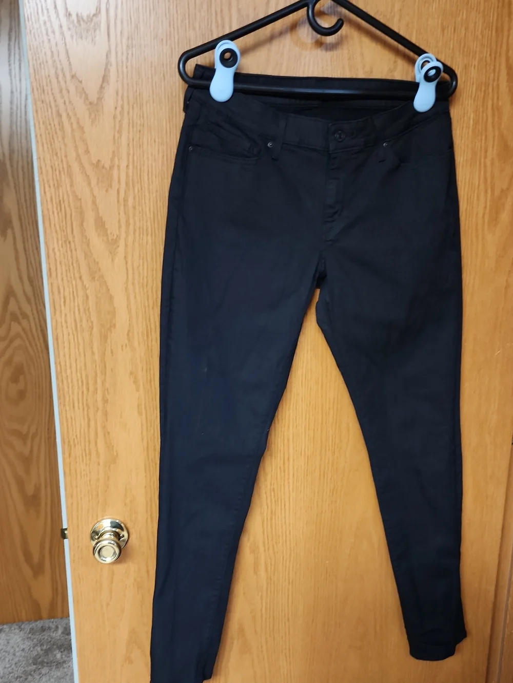 Levis 711 Black Women's Skinny Jeans - Classic Slim Fit 32x32 number 1198